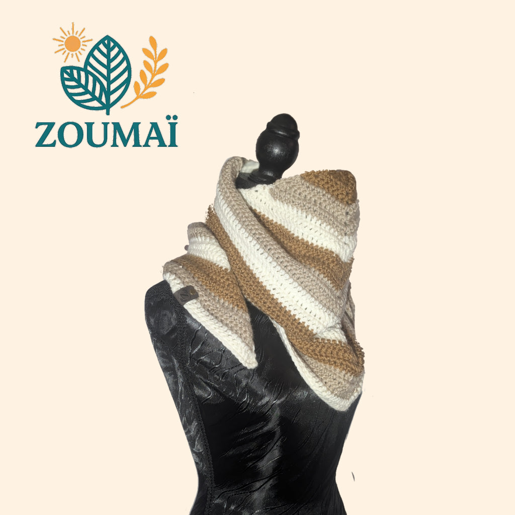 Écharpe "Triangle des Sables" Taille unique (39€)