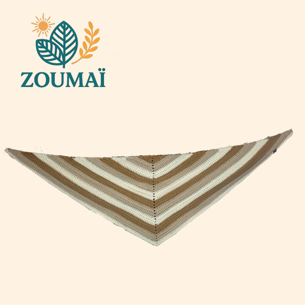 Écharpe "Triangle des Sables" Taille unique (39€)