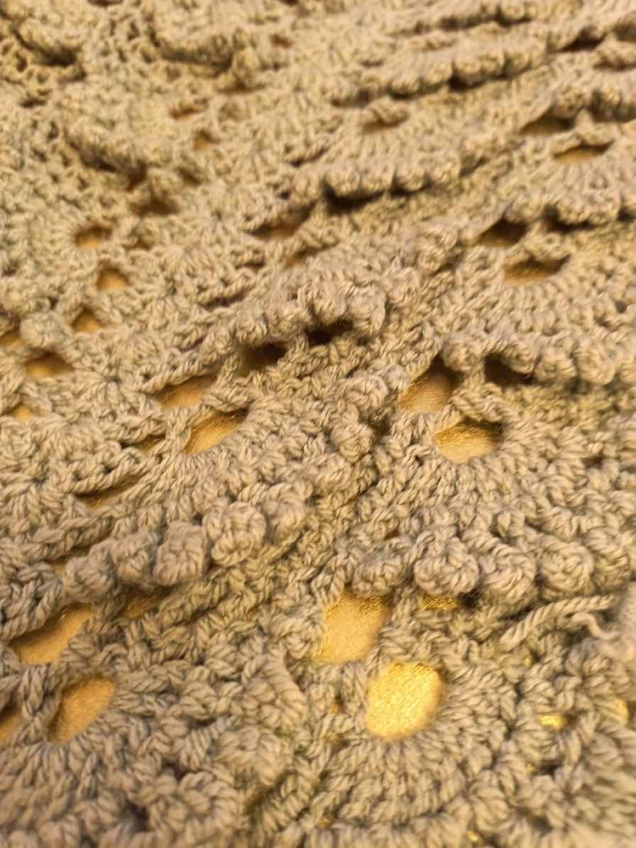 Châle "Émeraude" - Vert Forêt - 100% Acrylique - TU