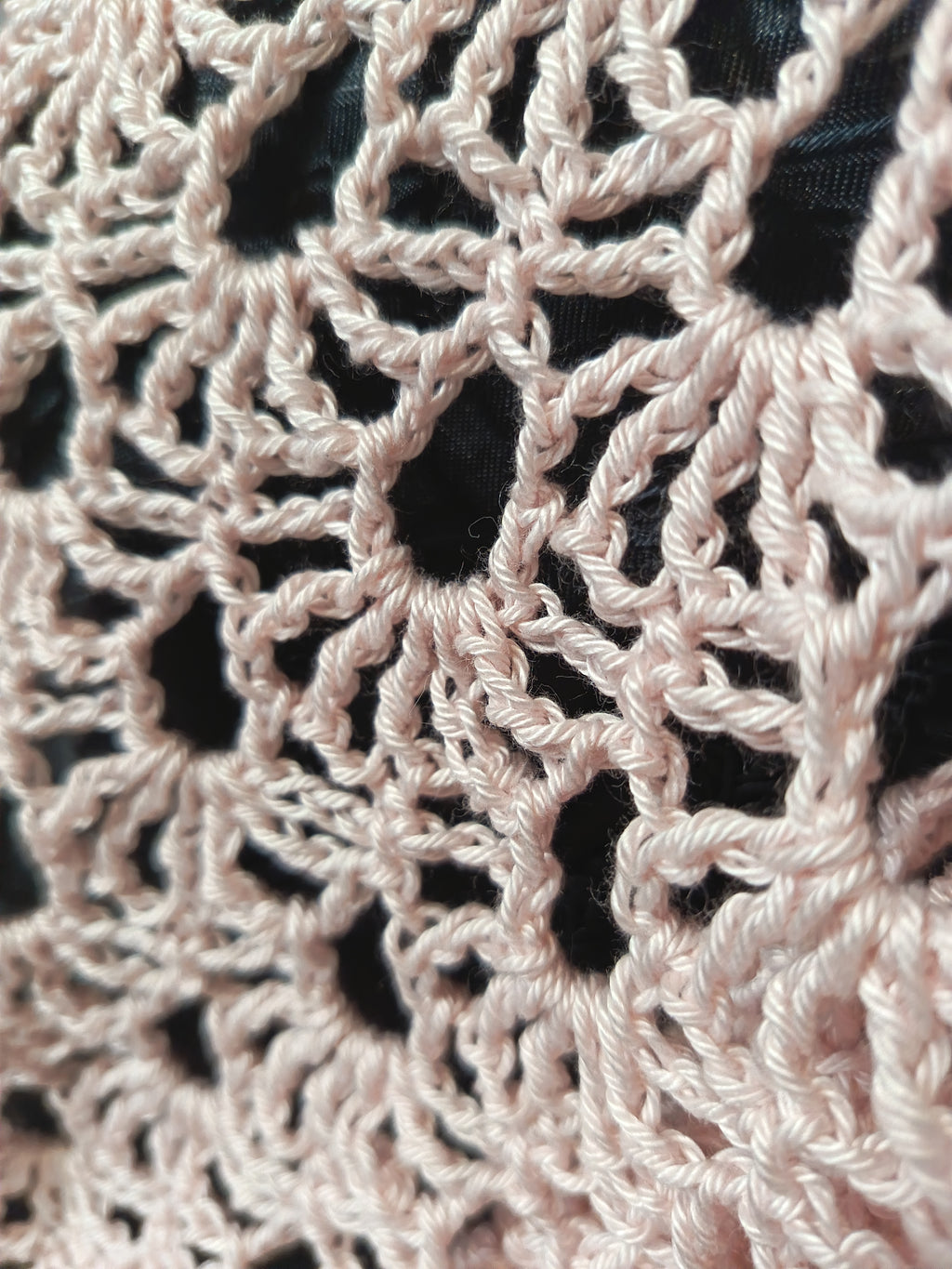 Poncho "Iris" - Rose Poudré - 100% Coton mercerisé - Taille S/M/L