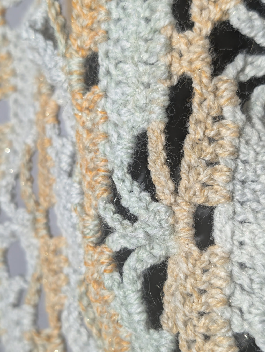 Châle "Brume Automnale" Pièce unique - Taille unique (49€)