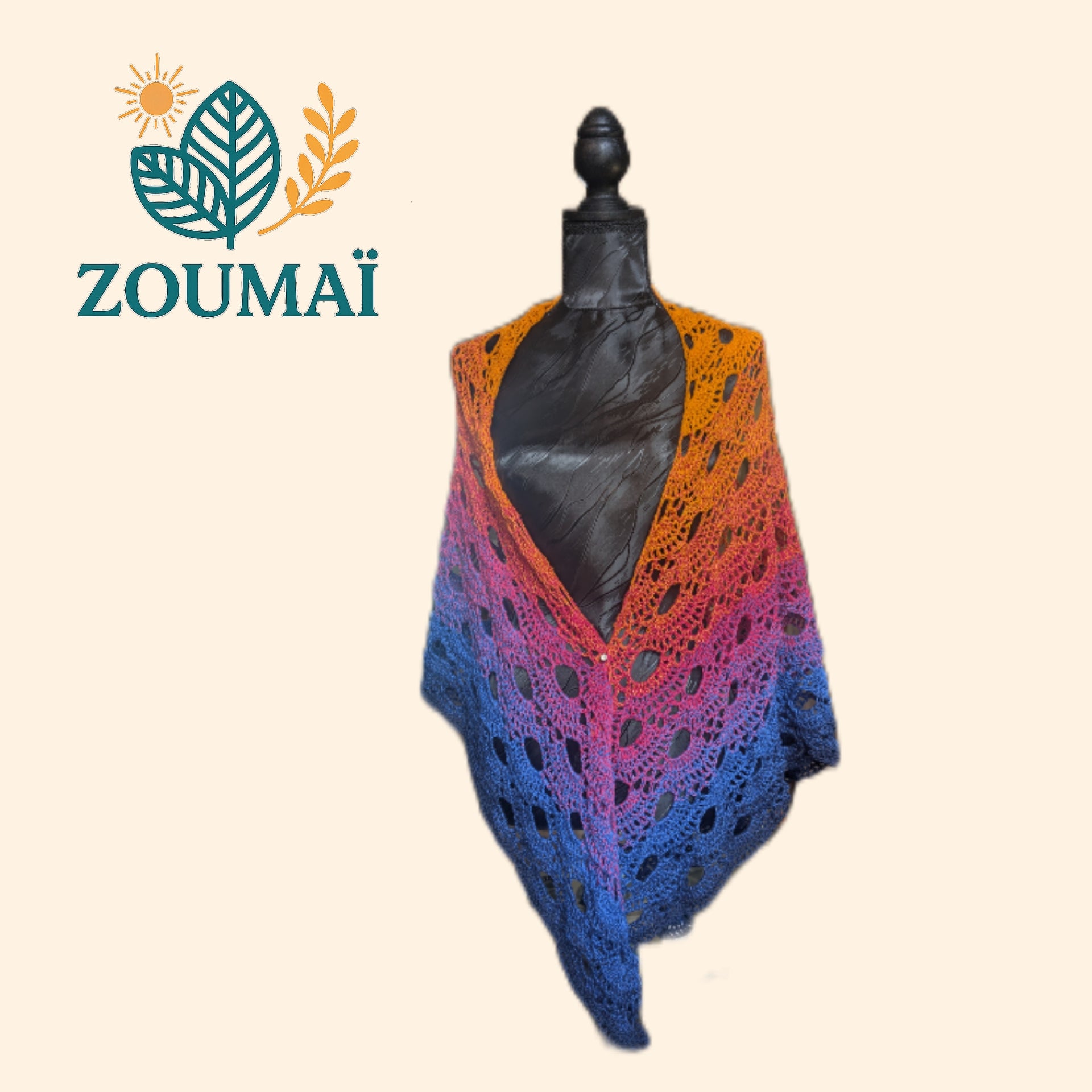 Châle California Sunset (110€)