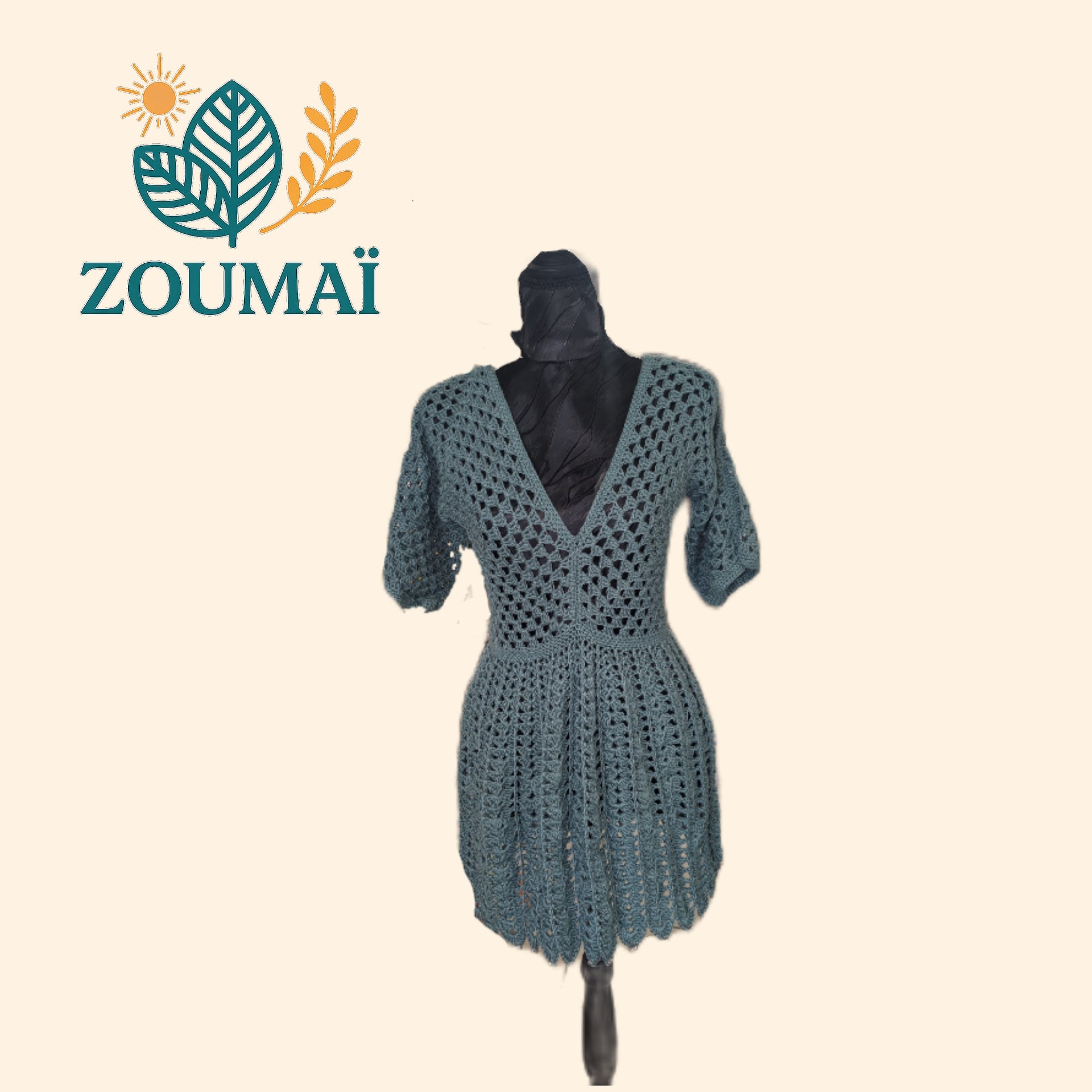 Robe "Éclat d'azur" Taille S/M (140€)