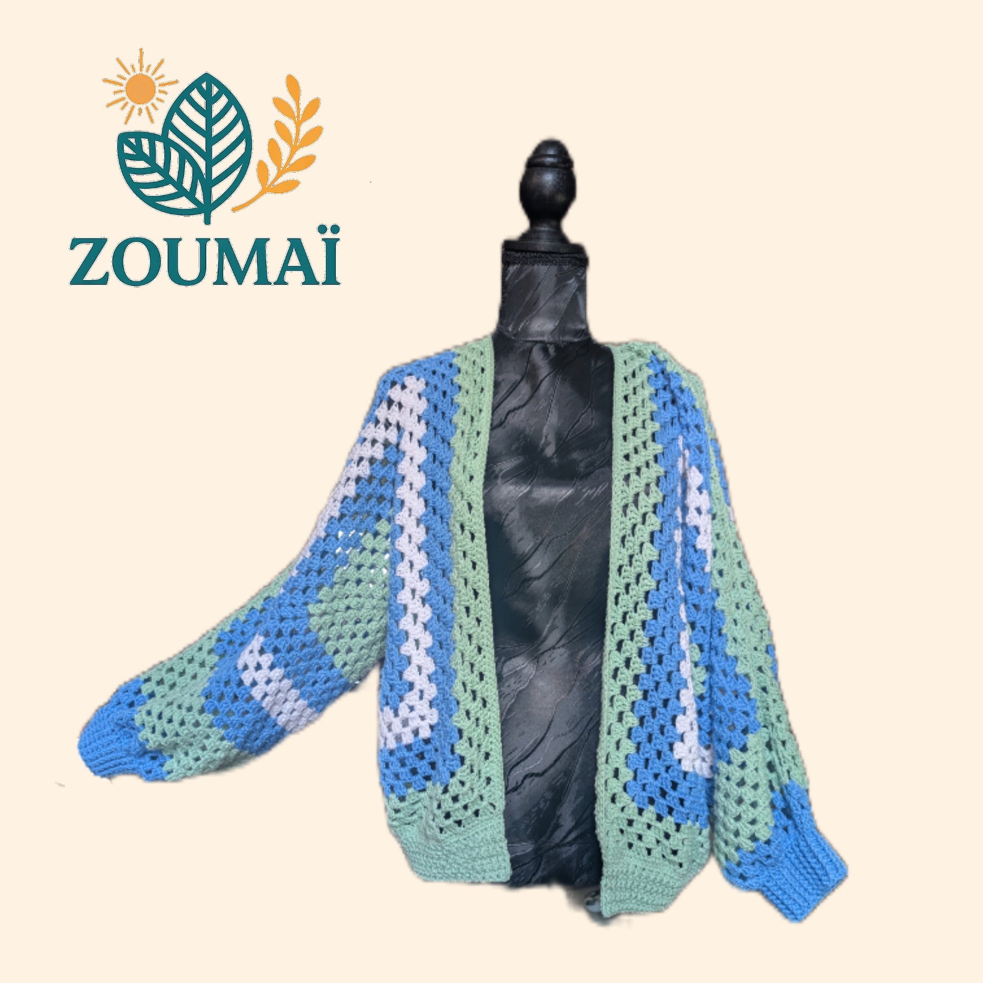 Cardigan "Primavera" Taille M (150€)